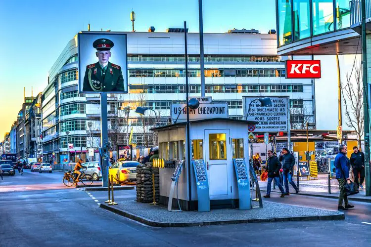 Checkpoint Charlie, no fim de tarde