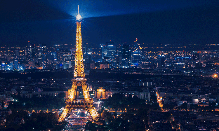 Vista panoramica de paris