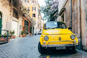 Carro vintage em Roma, opção de aluguel na cidade
