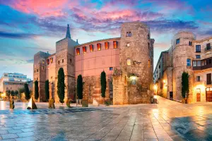 Bairro Gótico em Barcelona