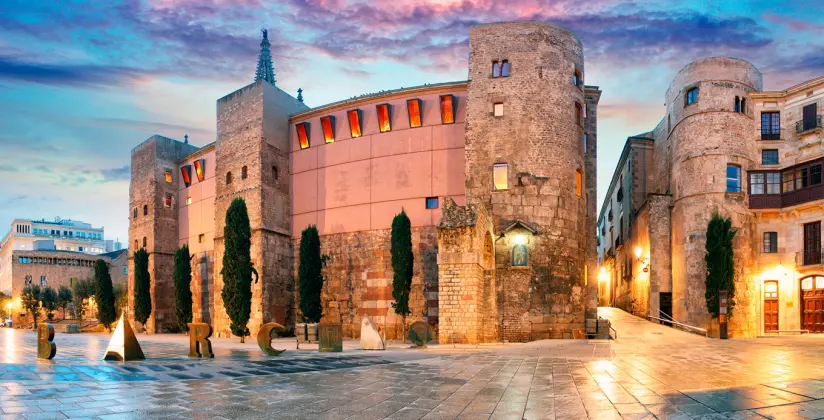 Bairro Gótico em Barcelona