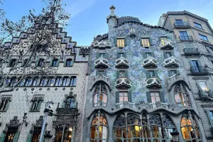 Casa Batlló em Barcelona, Espanha.