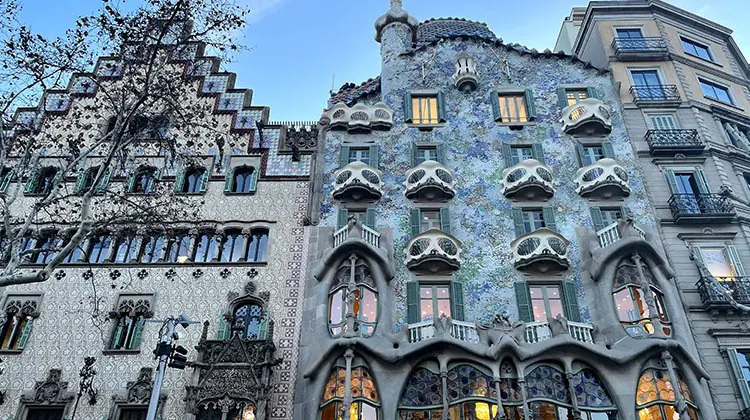 Casa Batlló em Barcelona, Espanha.
