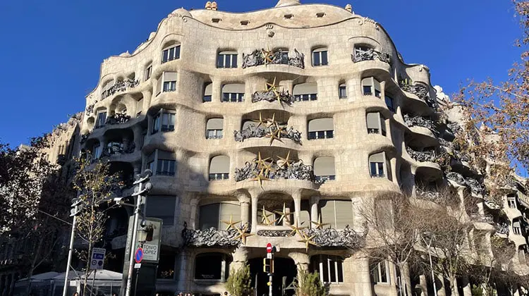 Fachada da casa Casa Milà