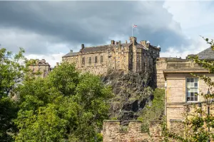 Castelo em Edimburgo, Escócia
