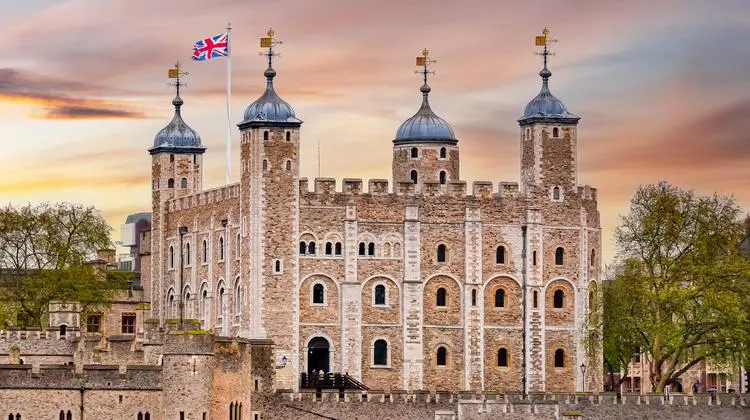 Torre de Londres um dos mais famosos castelos da Inglaterra.