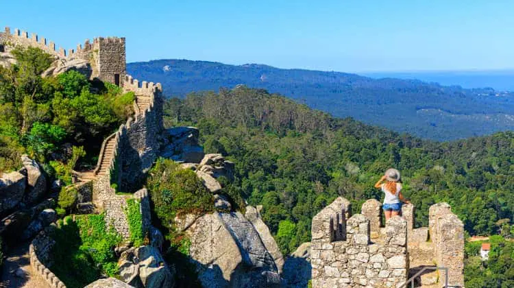 Castelo dos Mouros, um dos principais castelos de Sintra