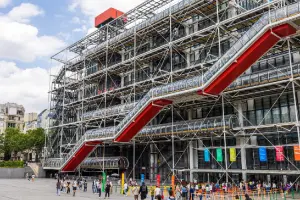 Fachada do Centro Pompidou.