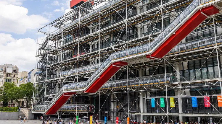 Fachada do Centro Pompidou.