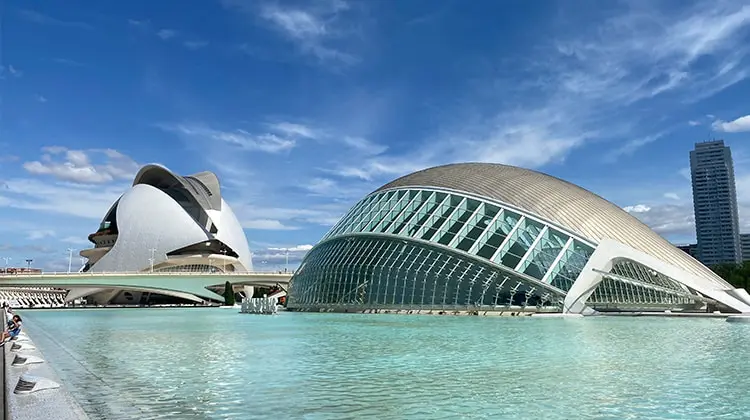 Cidade das Artes e das Ciências, em Valência