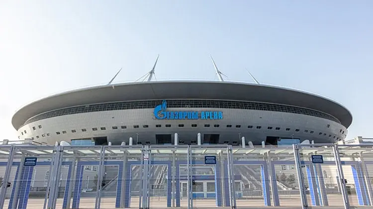Estádio em que teve jogos da copa do mundo na Rússia
