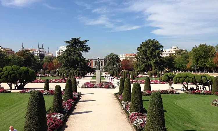 El Retiro em Madrid
