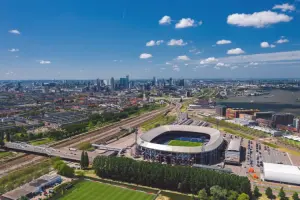 Estádio do Feyenoord, em Rotterdam, Holanda.