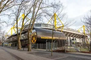 Fachada do estádio do Borussia Dortmond