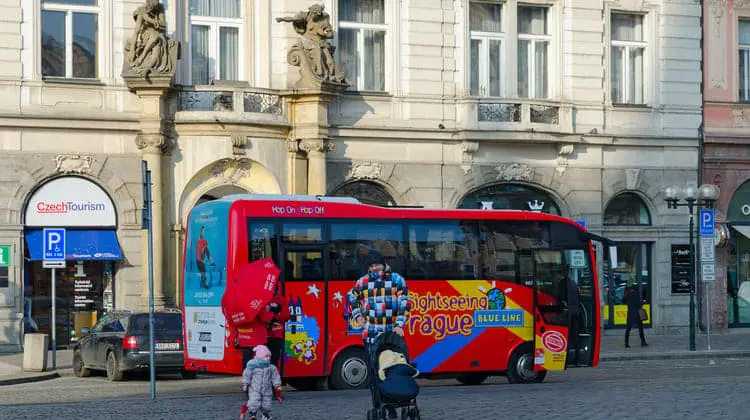 Ônibus Hop-on Hop-off em Praga