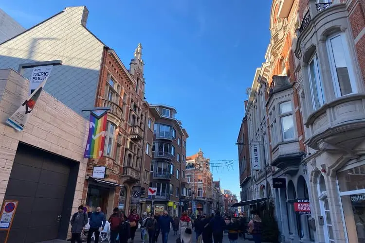 Leuven, uma das cidades mais universitárias da Bélgica.