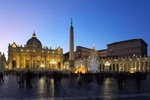 Praça de São Pedro, no Vaticano.
