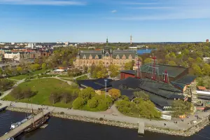 Vista área do Museu Vasa em Estocolmo