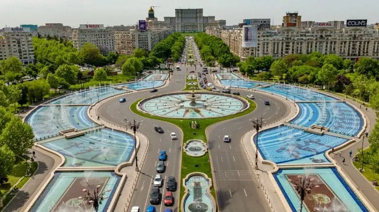 Bulevardul Unirii, na capital romena