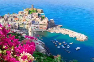 Vista panorâmica de Cinque Terre