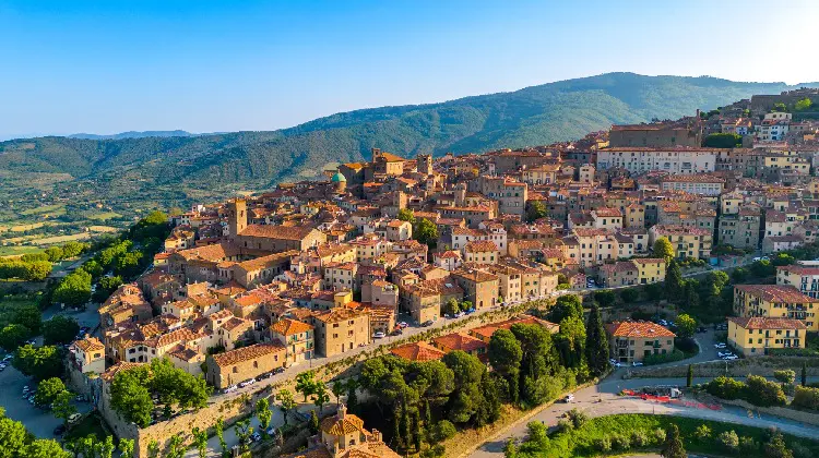 Cortona, na Toscana