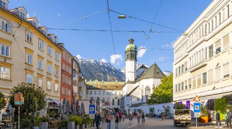 Centro de Innsbruck, Áustria