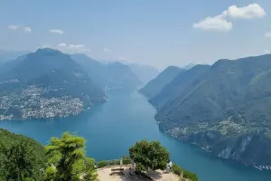 Lago Lugano, principal atração do que fazer em Lugano.