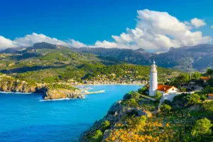 Vista da Ilha Maiorca, Espanha