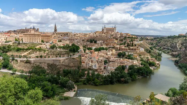 Vista panorâmica de Toledo, Espanha