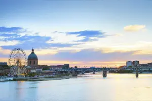 Toulouse ao entardecer