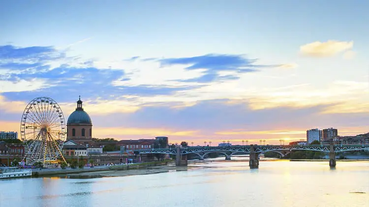 Toulouse ao entardecer