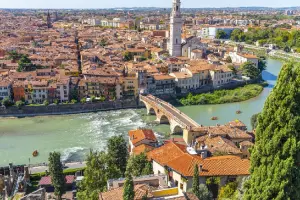 Vista aérea de Verona.