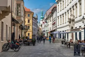 Restaurantes em Bratislava, centro histórico