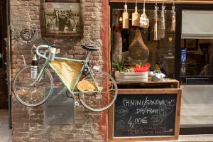 Tradicional bar-café em Florença