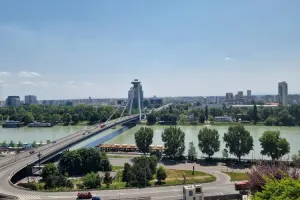 Visão panorâmica da cidade de Bratislava