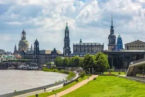 Vista de Dresden, Alemanha