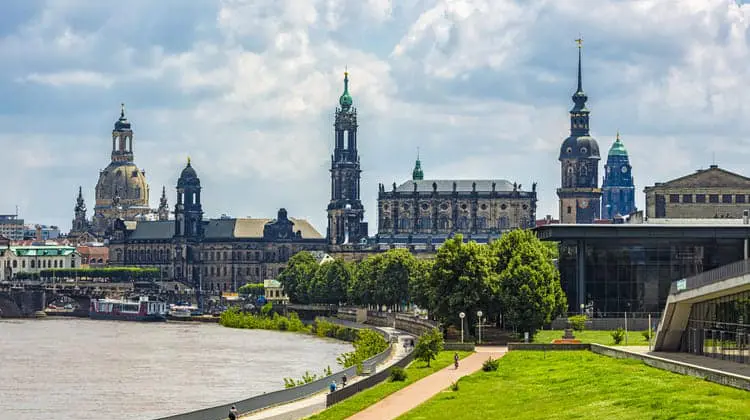 Vista de Dresden, Alemanha