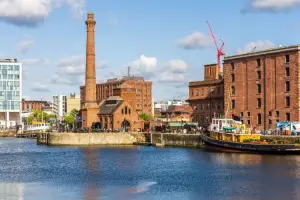 Visão panorâmica da cidade de Liverpool