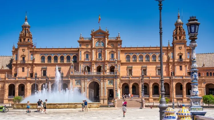 Praça de Espanha, em Sevilha