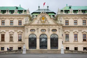 Fachada do Belvedere Superior, em Viena