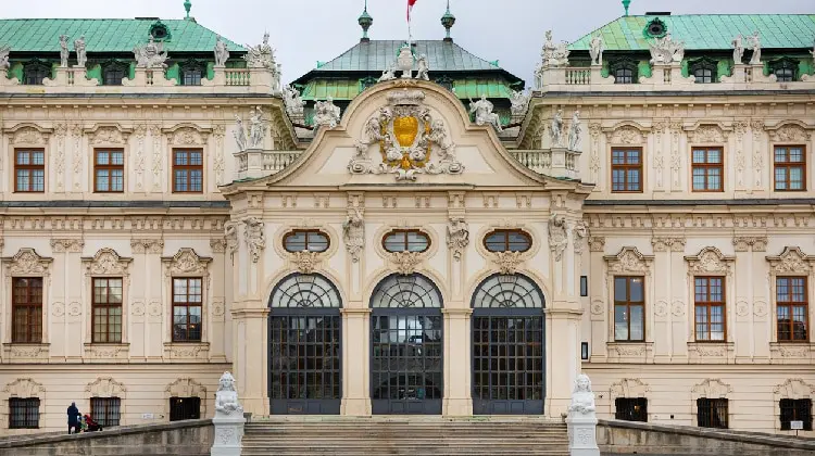 Fachada do Belvedere Superior, em Viena