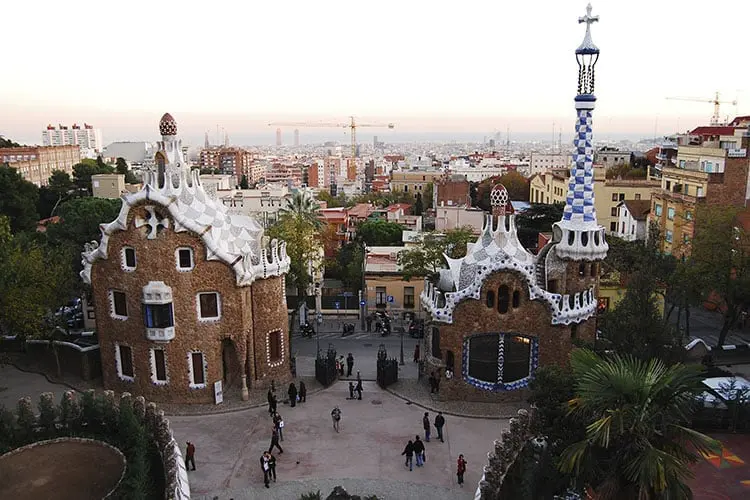 Parque Güell, em Barcelona