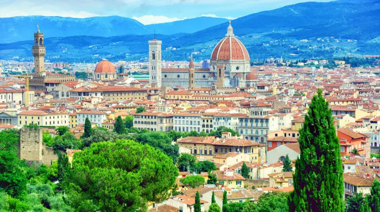 Vista panorâmica para Florença