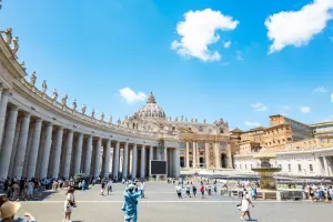 Praça de São Pedro no Vaticano.