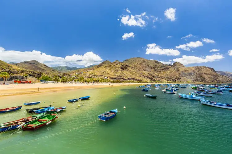 Praia Las Teresitas, Tenerife, Espanha