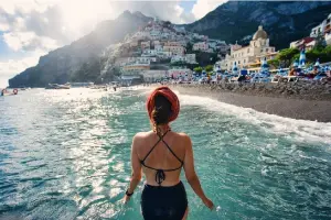 Turista em Positano