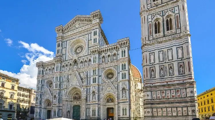 Praça do Duomo de Florença, na Itália