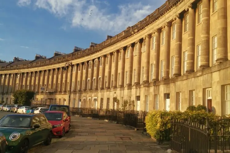 Casas na cidade de Bath, Inglaterra