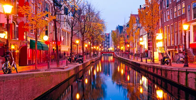 red light district