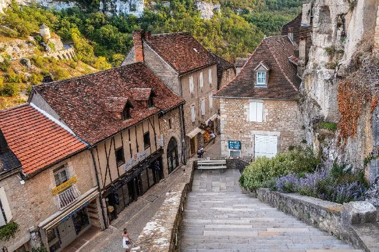 Grand Escalier, em uma Vila na França.
